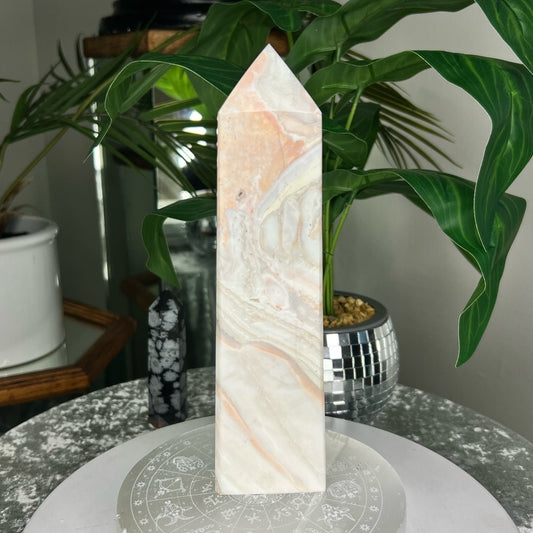 Crazy Lace Agate Tower - CLT01
