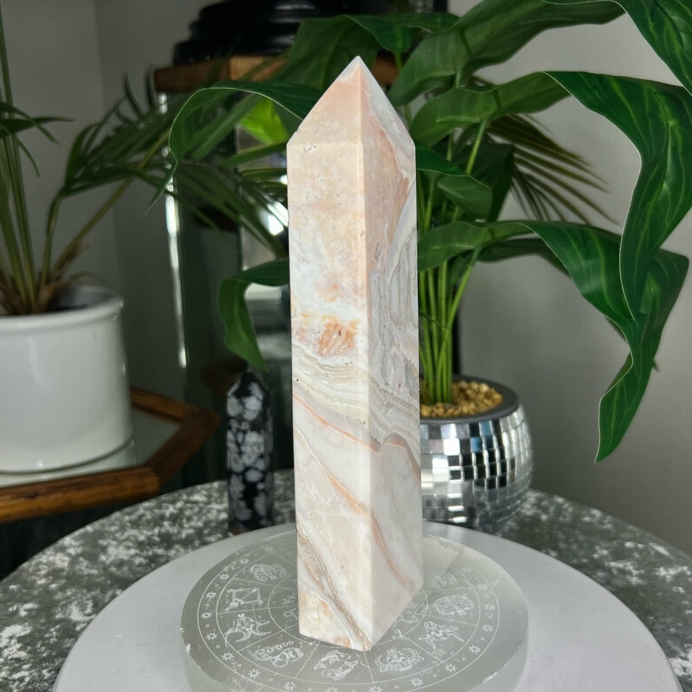 Crazy Lace Agate Tower - CLT01