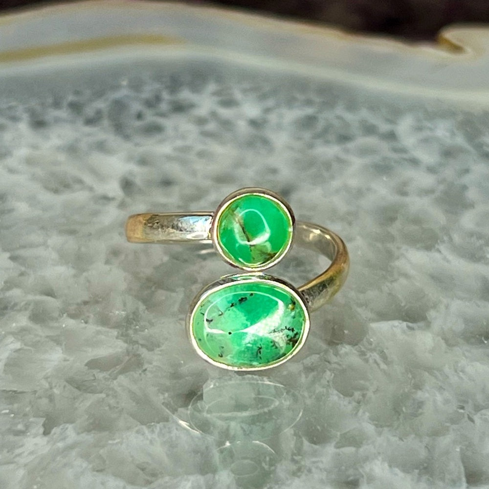 Chrysophrase Ring from Australia- CPR01