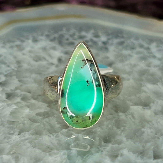 Chrysophrase Ring from Australia- CPR03