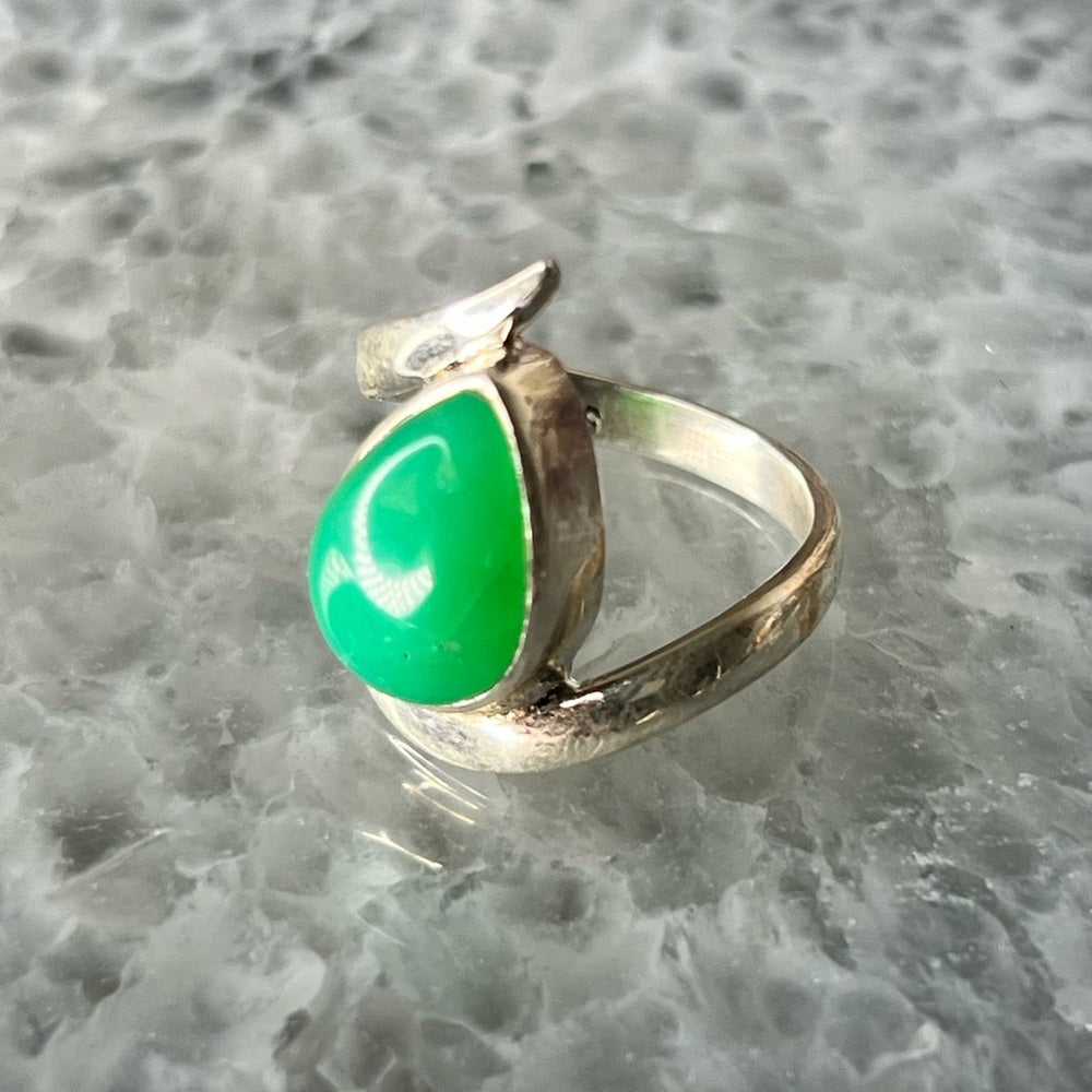 Chrysophrase Ring from Australia- CPR04
