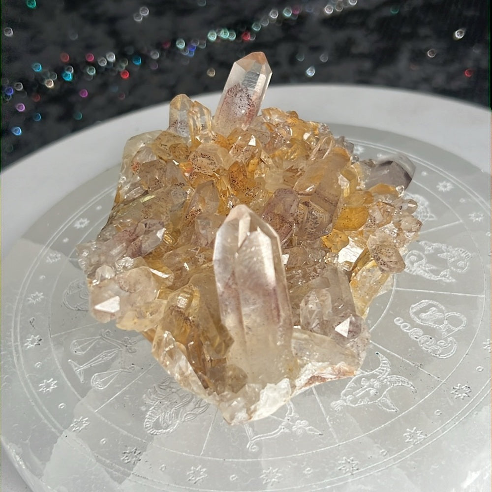 Sunset Phantom Quartz from India  - SPQ01