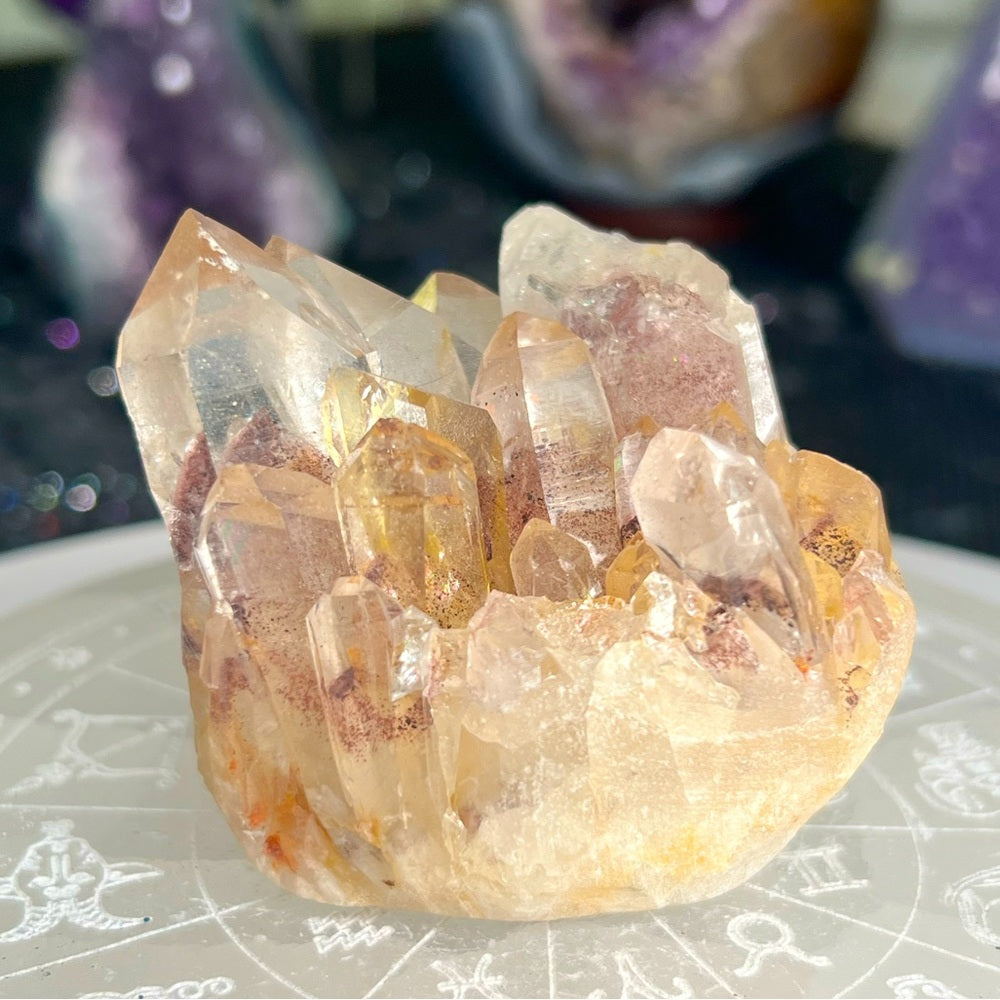 Sunset Phantom Quartz from India- SPQ04