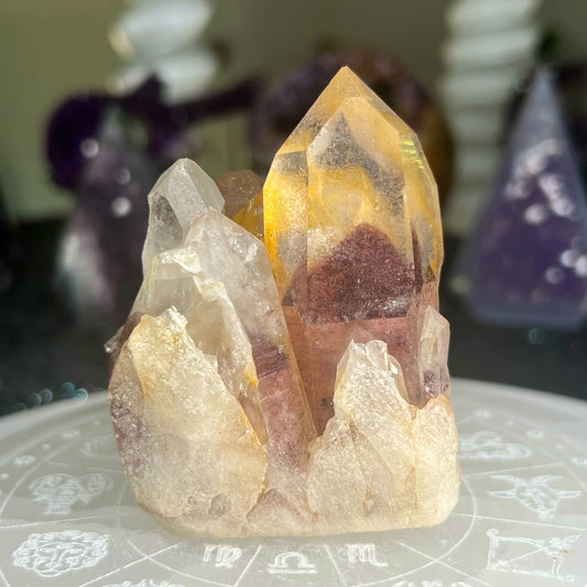 Sunset Phantom Quartz from India- SPQ07
