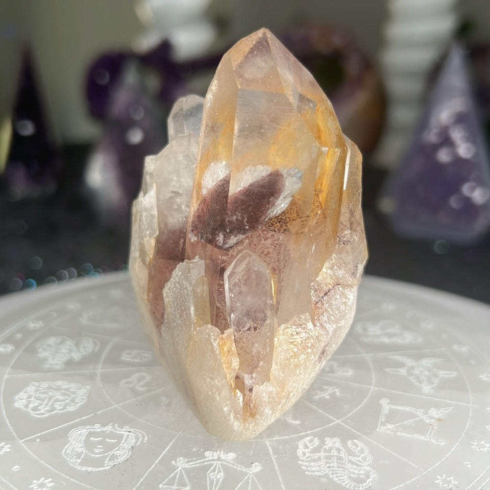 Sunset Phantom Quartz from India- SPQ07