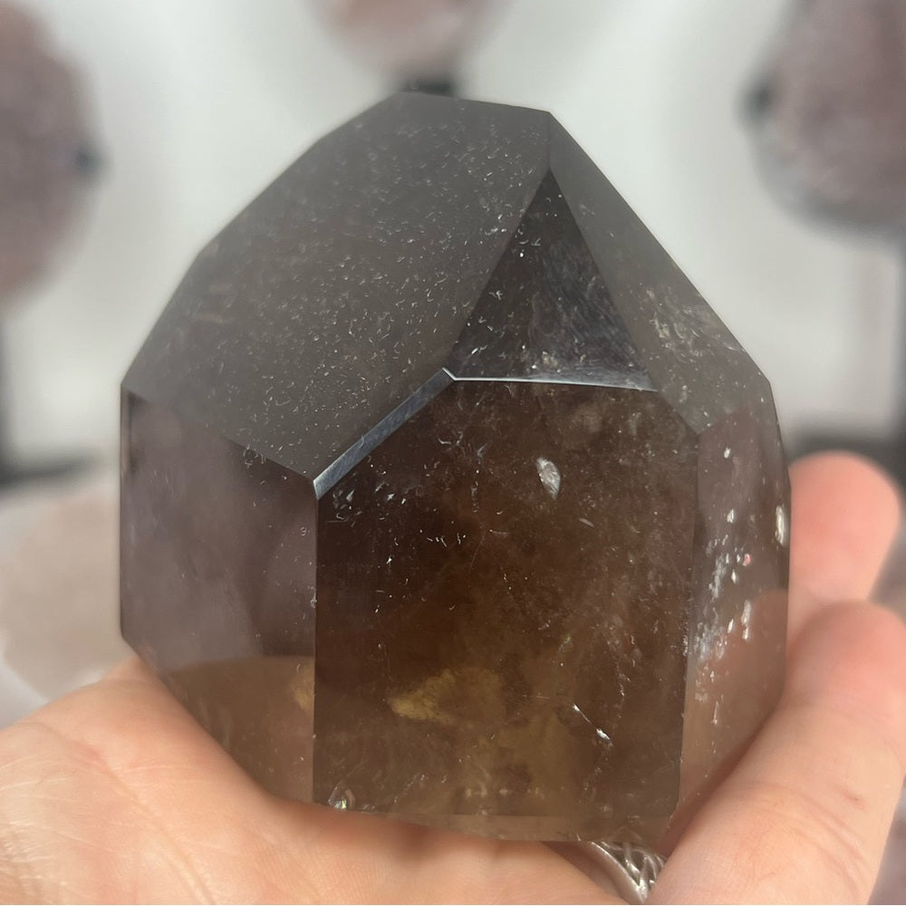 Elestial Smokey Quartz Tower - SQE11