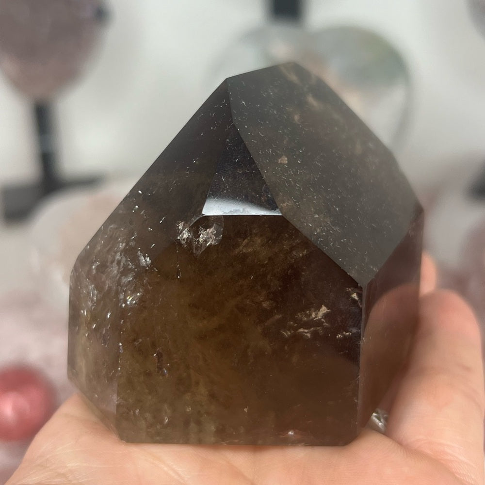 Elestial Smokey Quartz Tower - SQE11