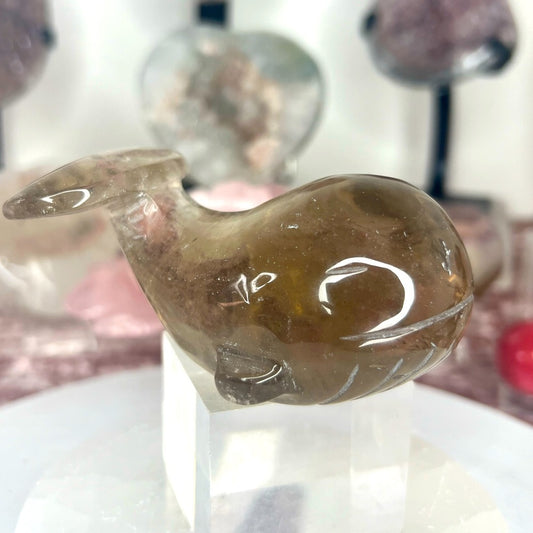 Smokey Quartz Whale - SQW01