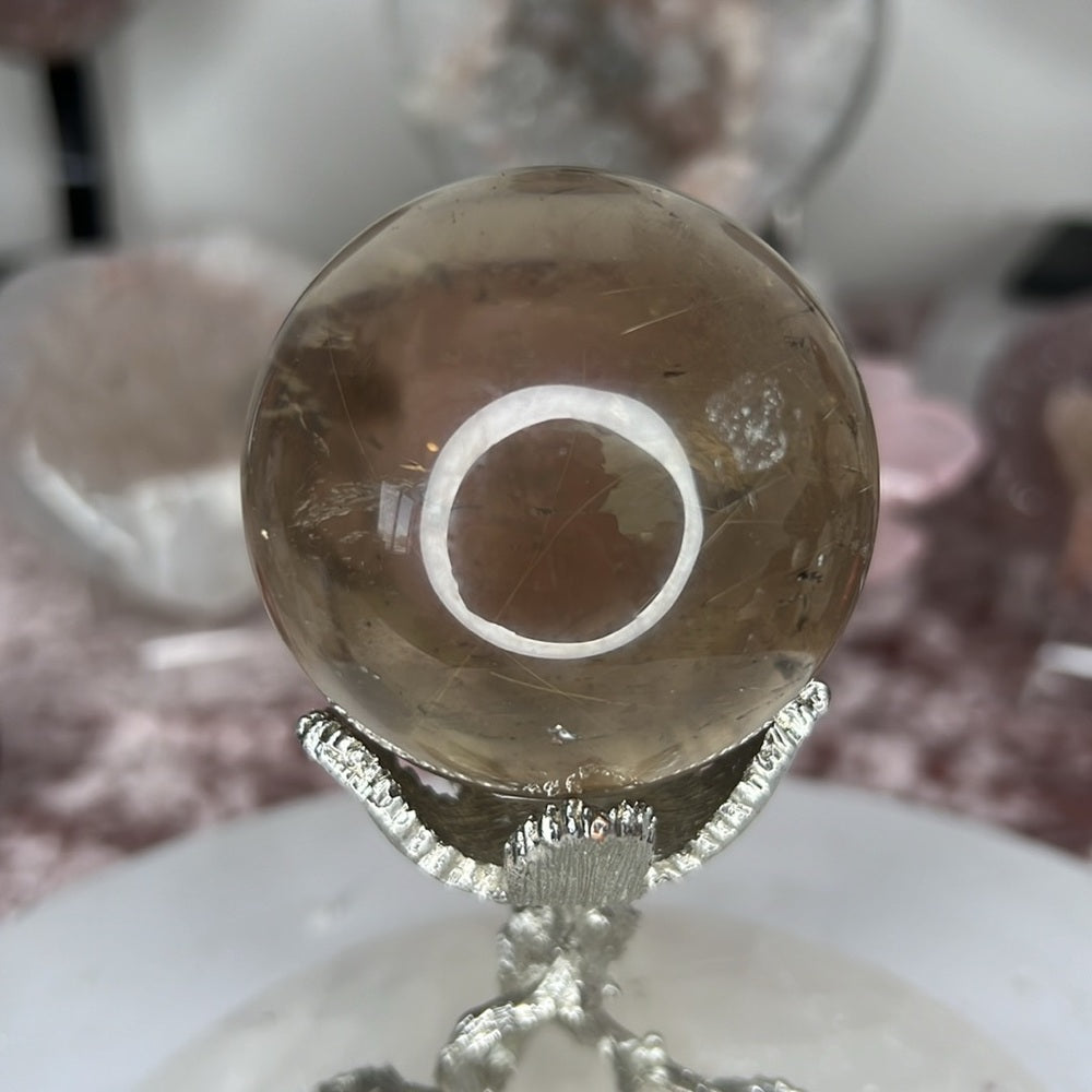 Smokey Quartz Sphere - SQS32