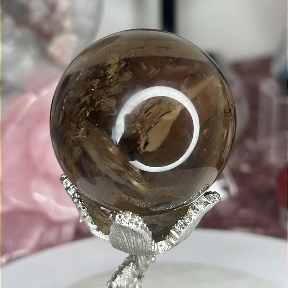 Smokey Quartz Sphere - SQS34
