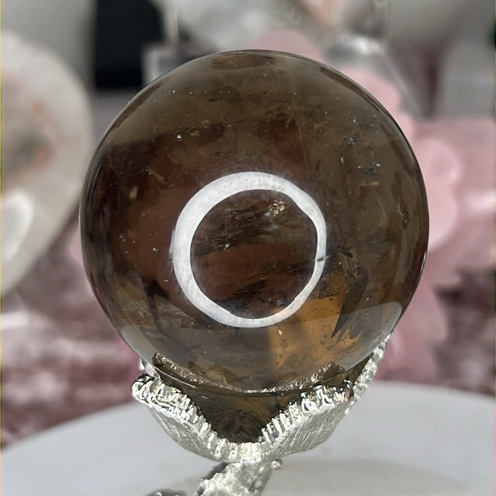 Smokey Quartz Sphere - SQS34
