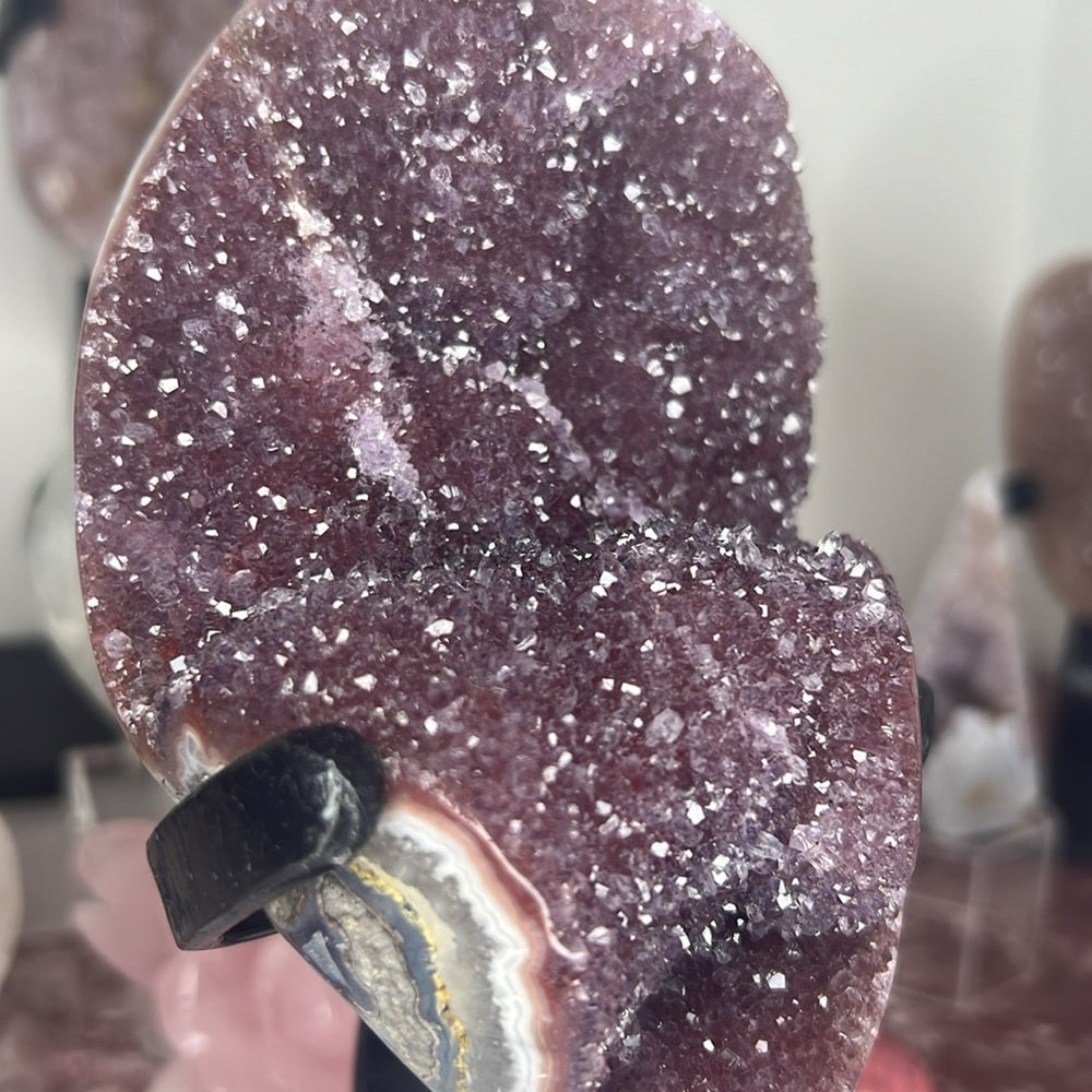 Red Druzy Amethyst - RDA01
