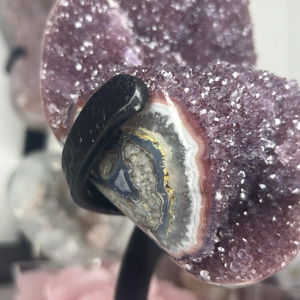 Red Druzy Amethyst - RDA01