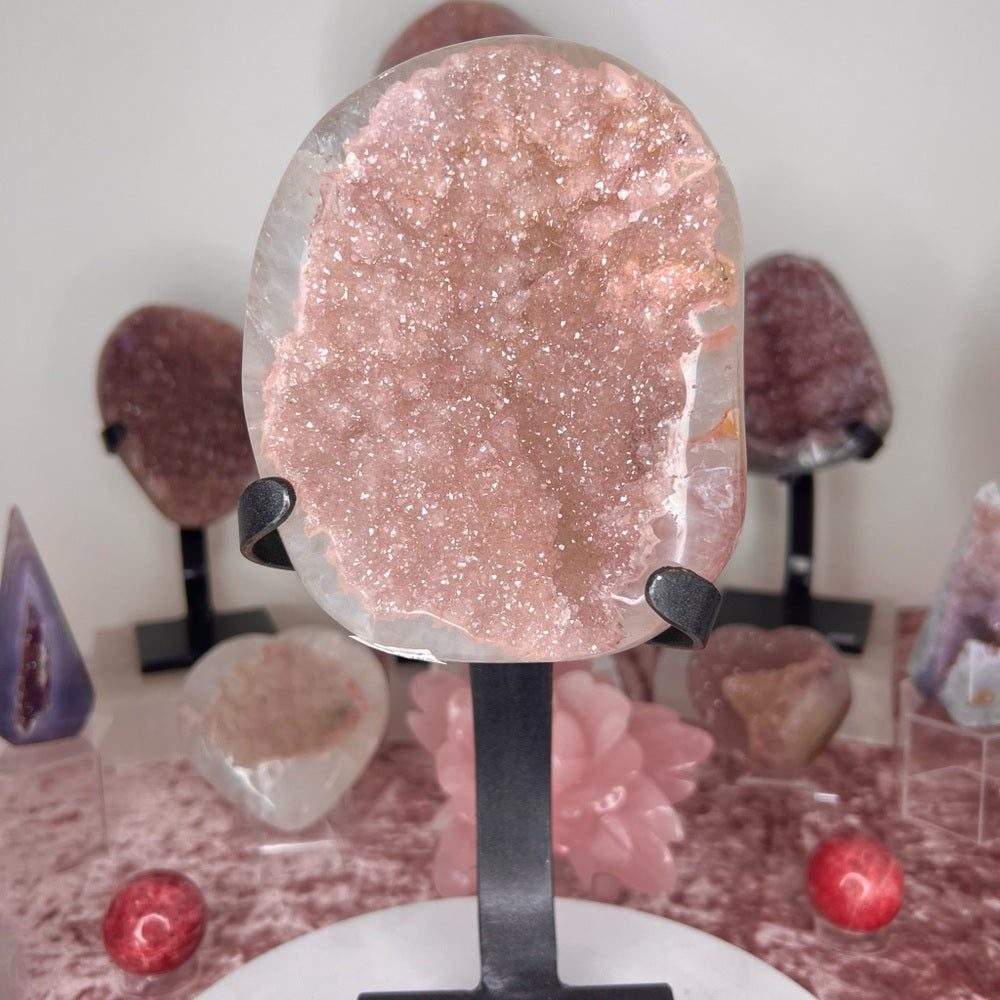 Pink Sugar Druzy Amethyst - PDA01