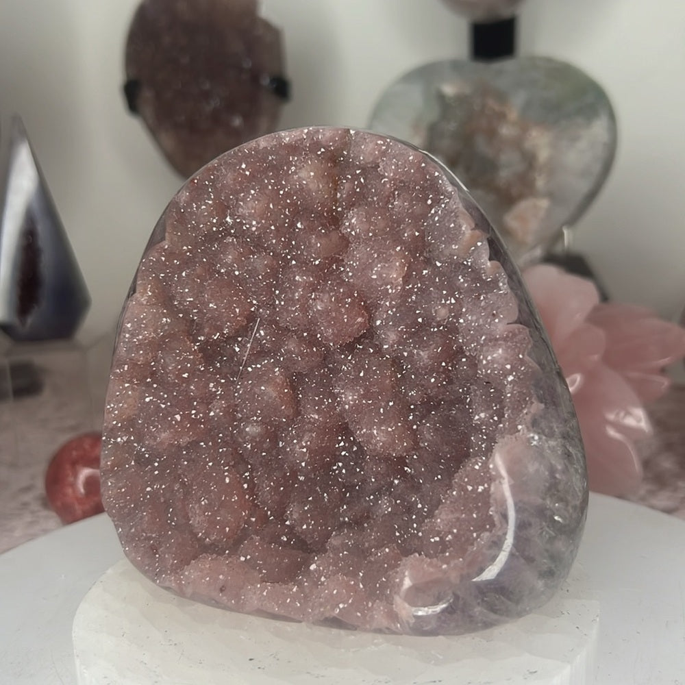 Pink Druzy Amethyst - PDA04