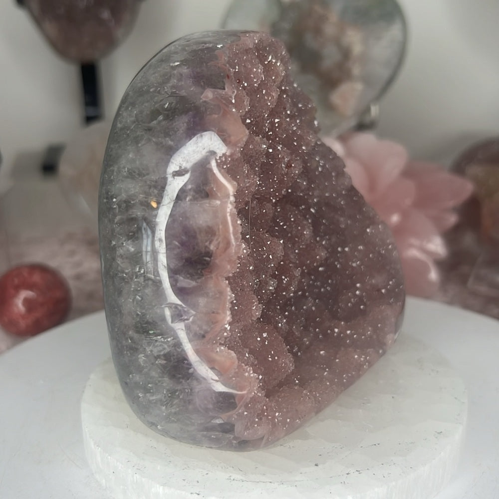 Pink Druzy Amethyst - PDA04