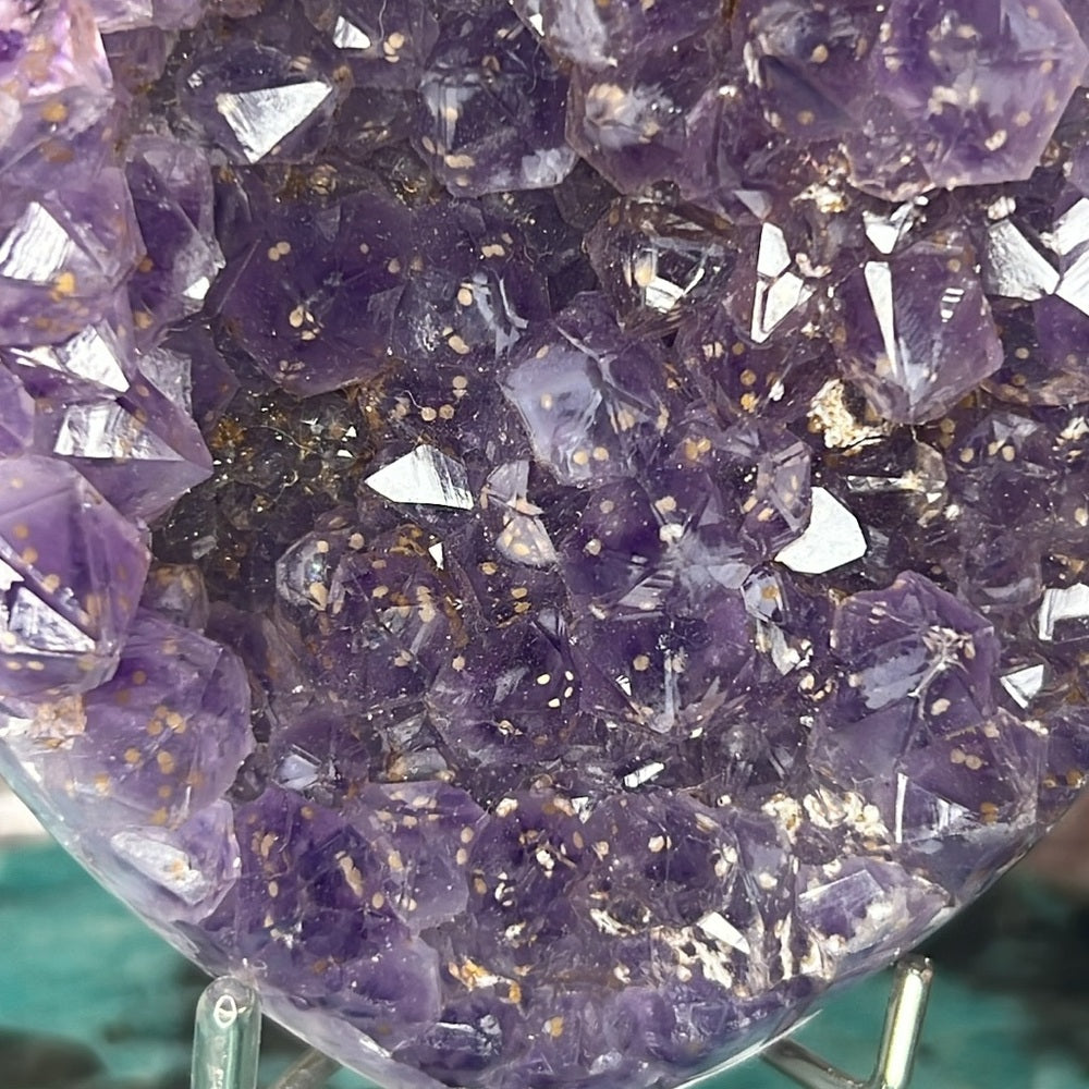 Druzy Amethyst Heart - DAH03