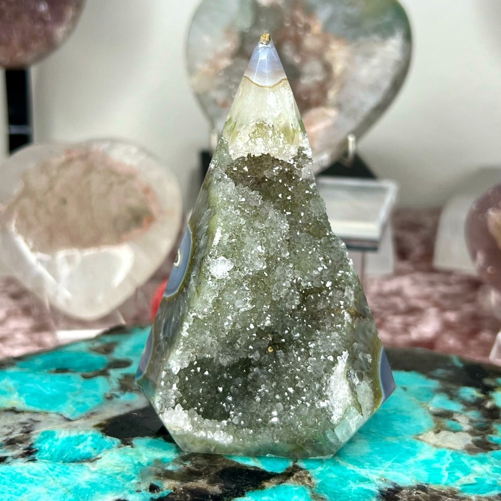 Druzy Amethyst Diamond - ADI01