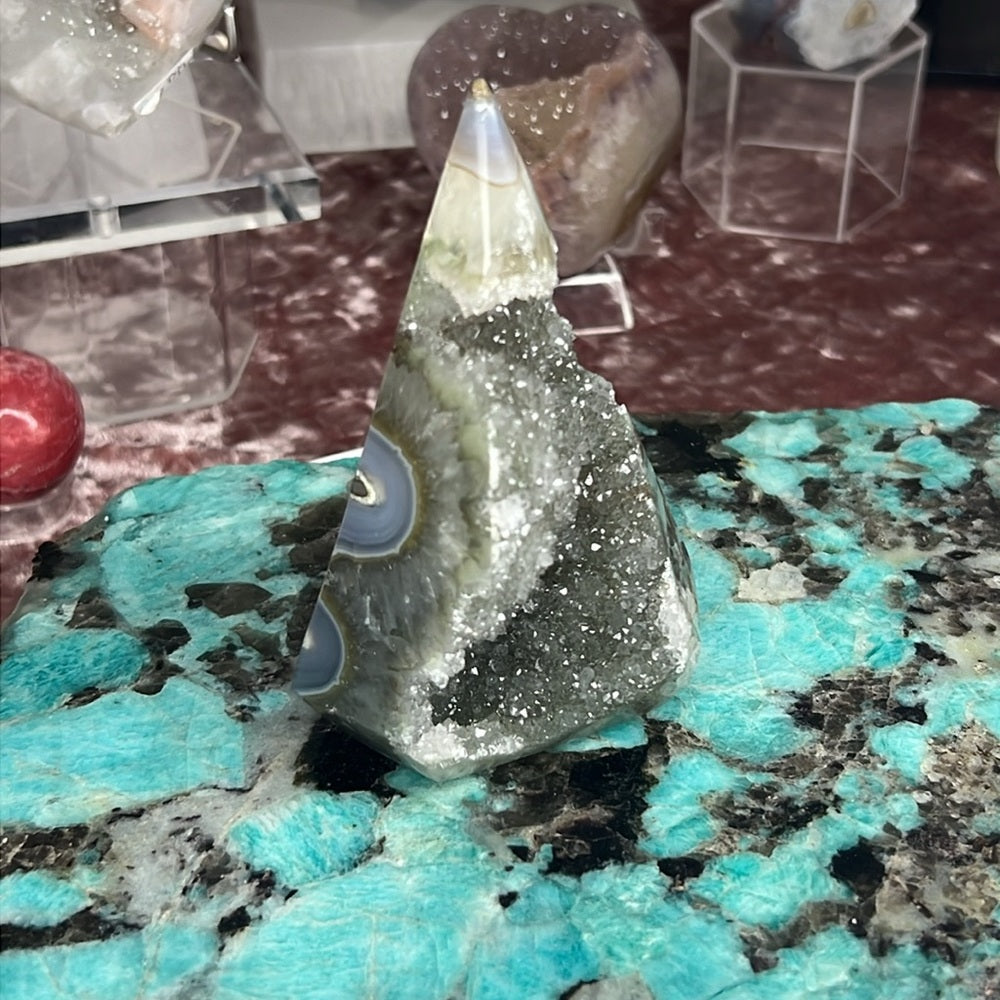 Druzy Amethyst Diamond - ADI01
