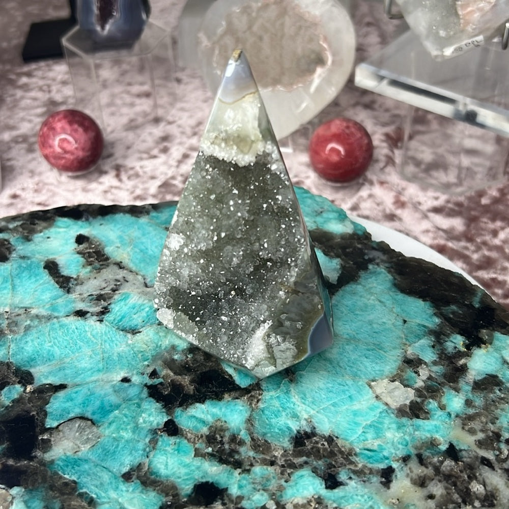 Druzy Amethyst Diamond - ADI01