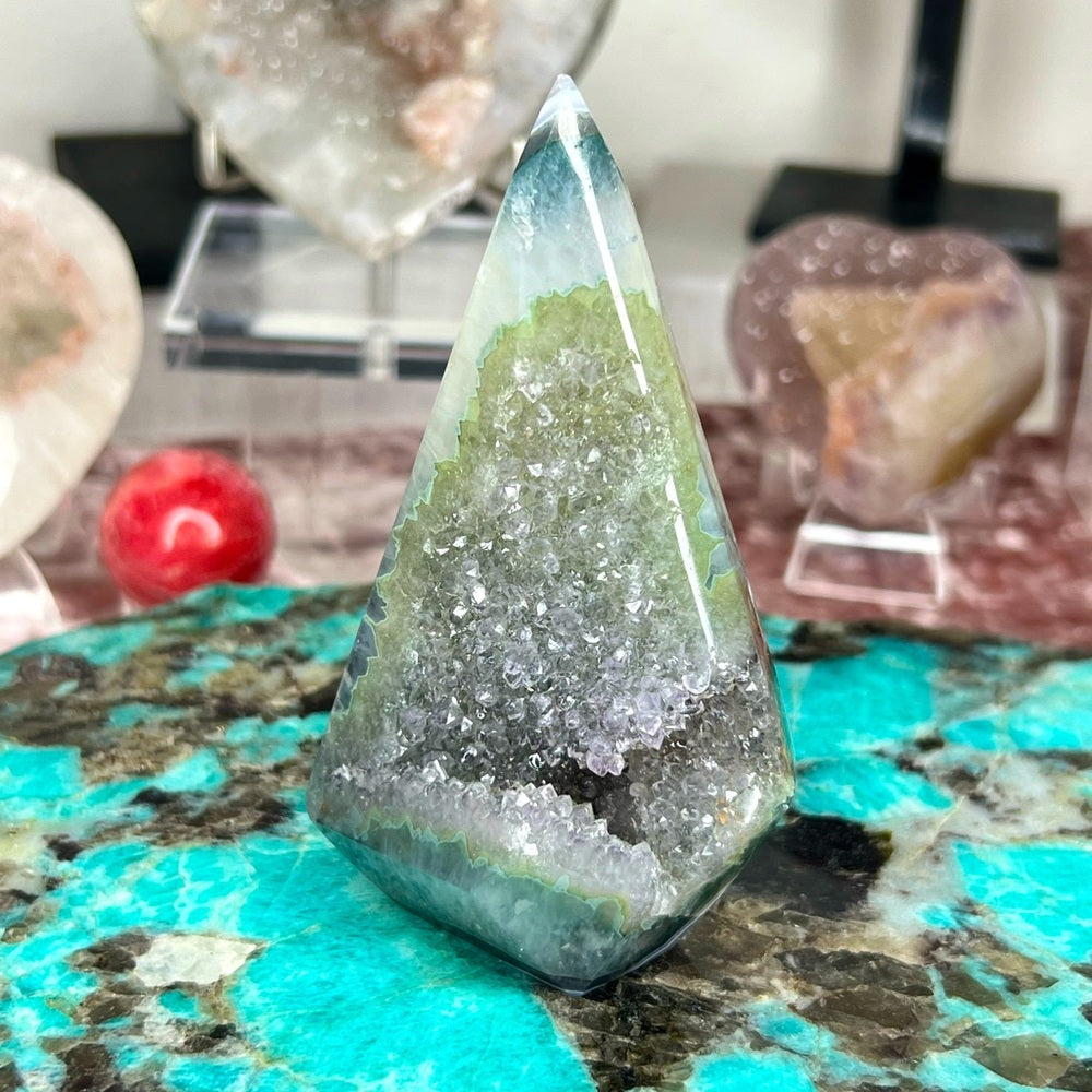 Druzy Amethyst Diamond - ADI02