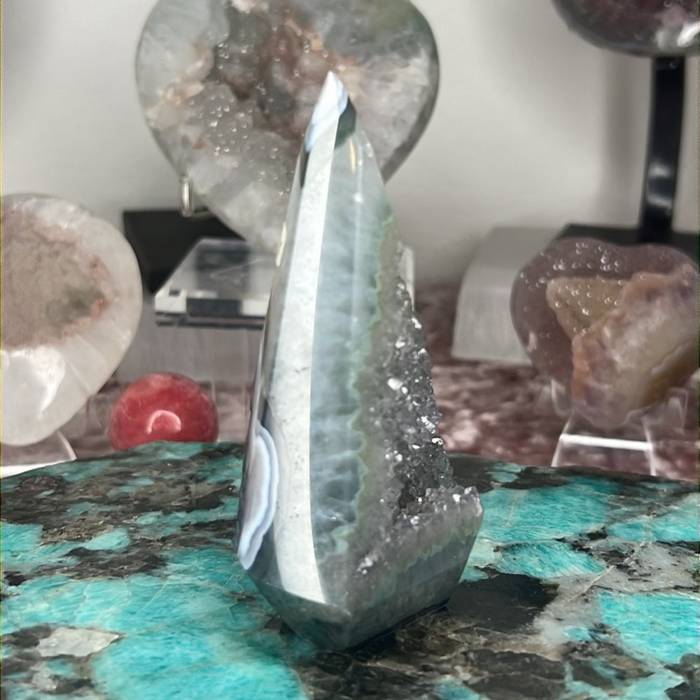 Druzy Amethyst Diamond - ADI02
