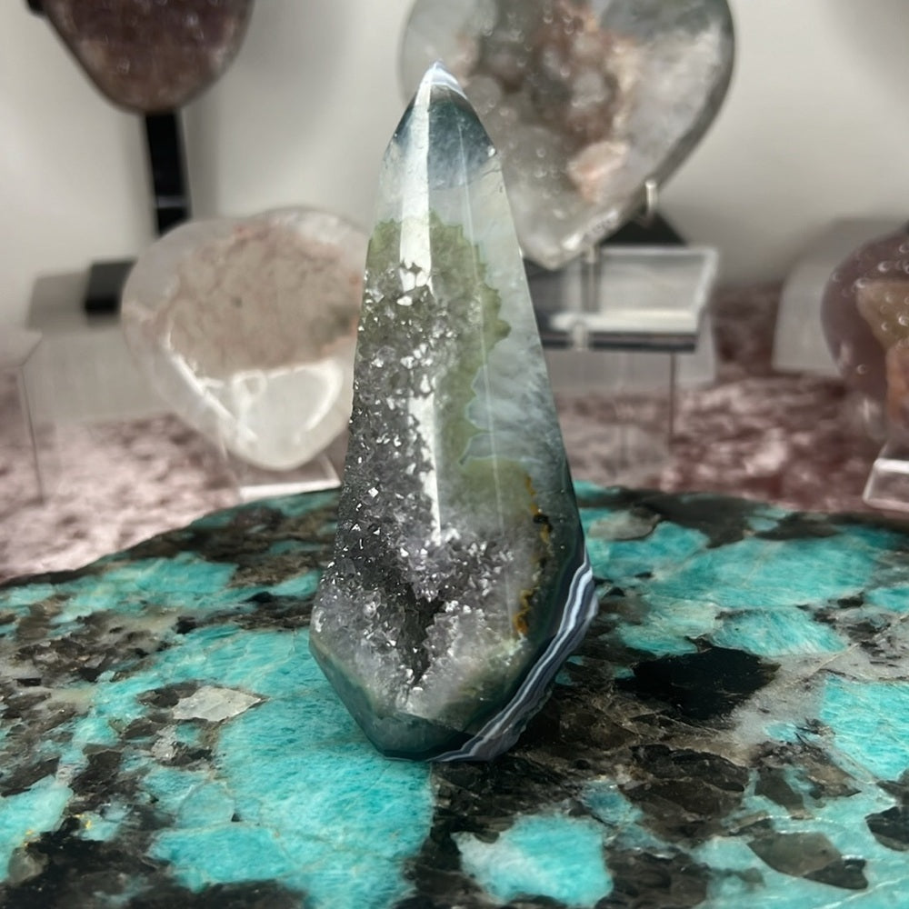 Druzy Amethyst Diamond - ADI02