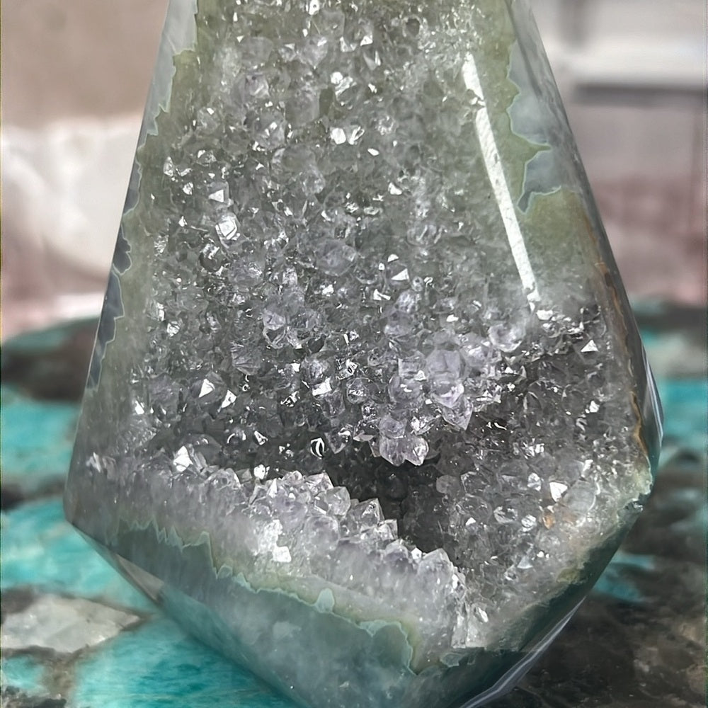 Druzy Amethyst Diamond - ADI02