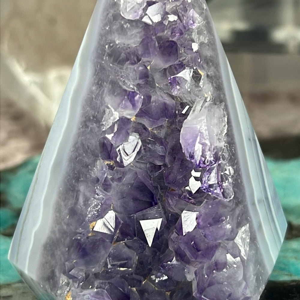 Druzy Amethyst Diamond - ADI04