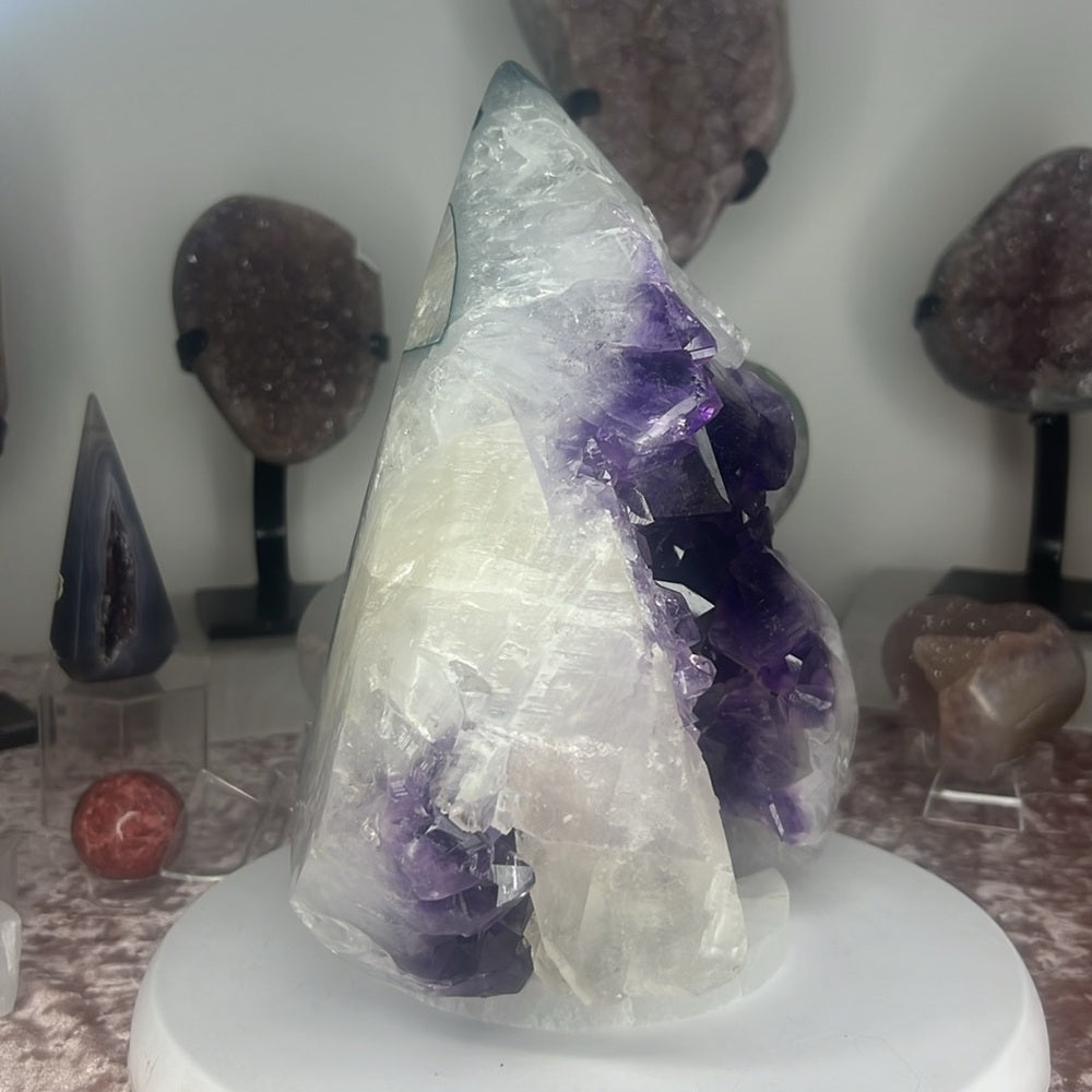 Amethyst Druzy Diamond Statement Piece - ADI50