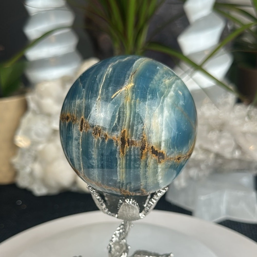 Blue Onyx Sphere from Argentina 🇦🇷 BO6