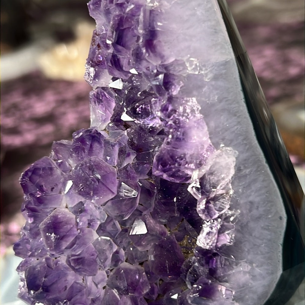 Druzy Amethyst Agate Diamond - AAD03