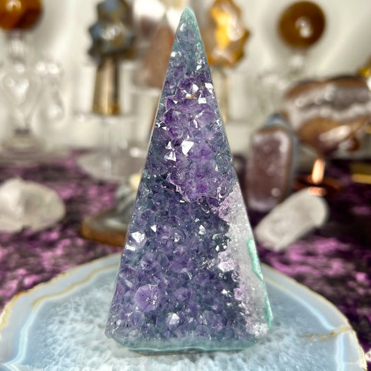 Druzy Amethyst Agate Diamond - AAD04