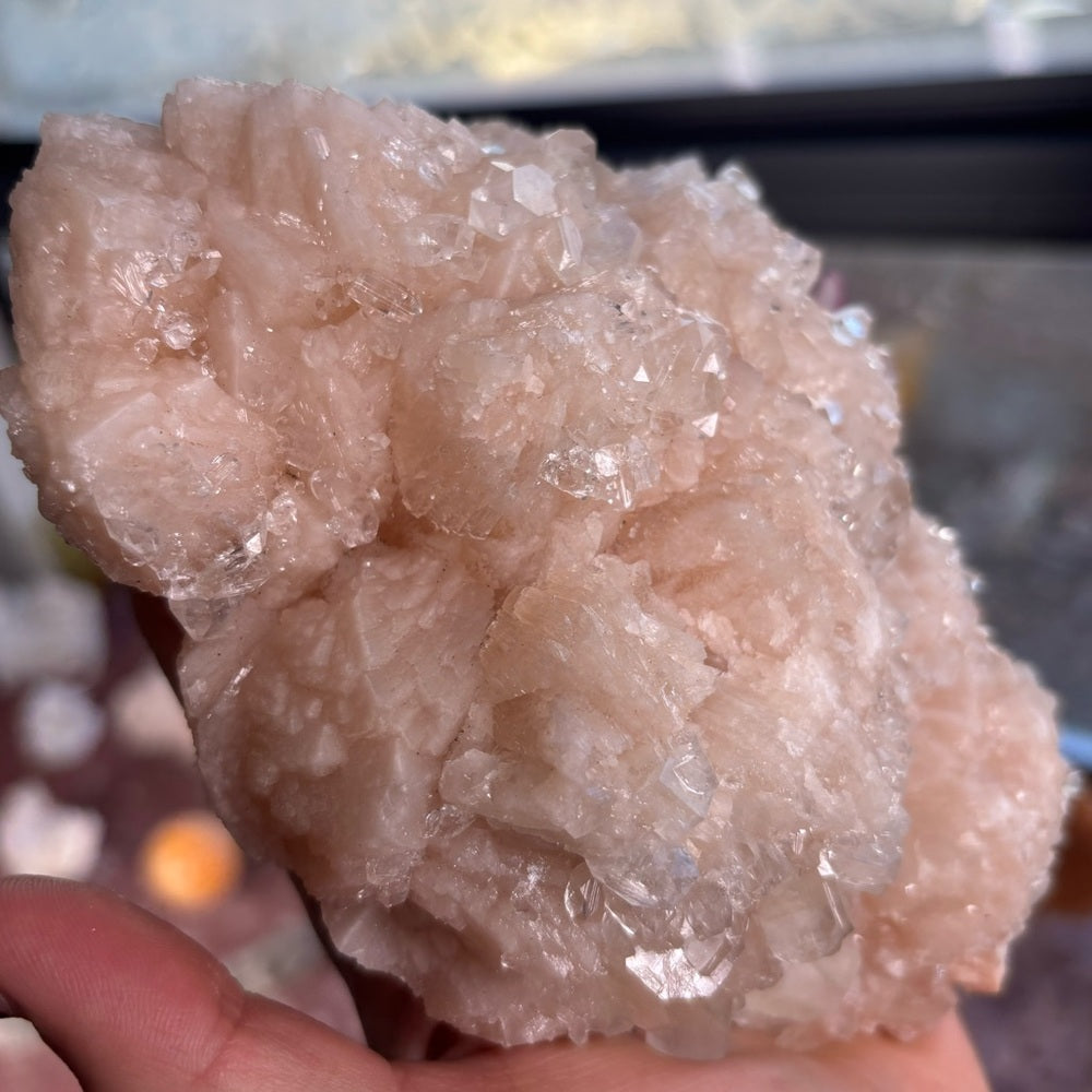 Apophyllite Pink Cluster- APC1