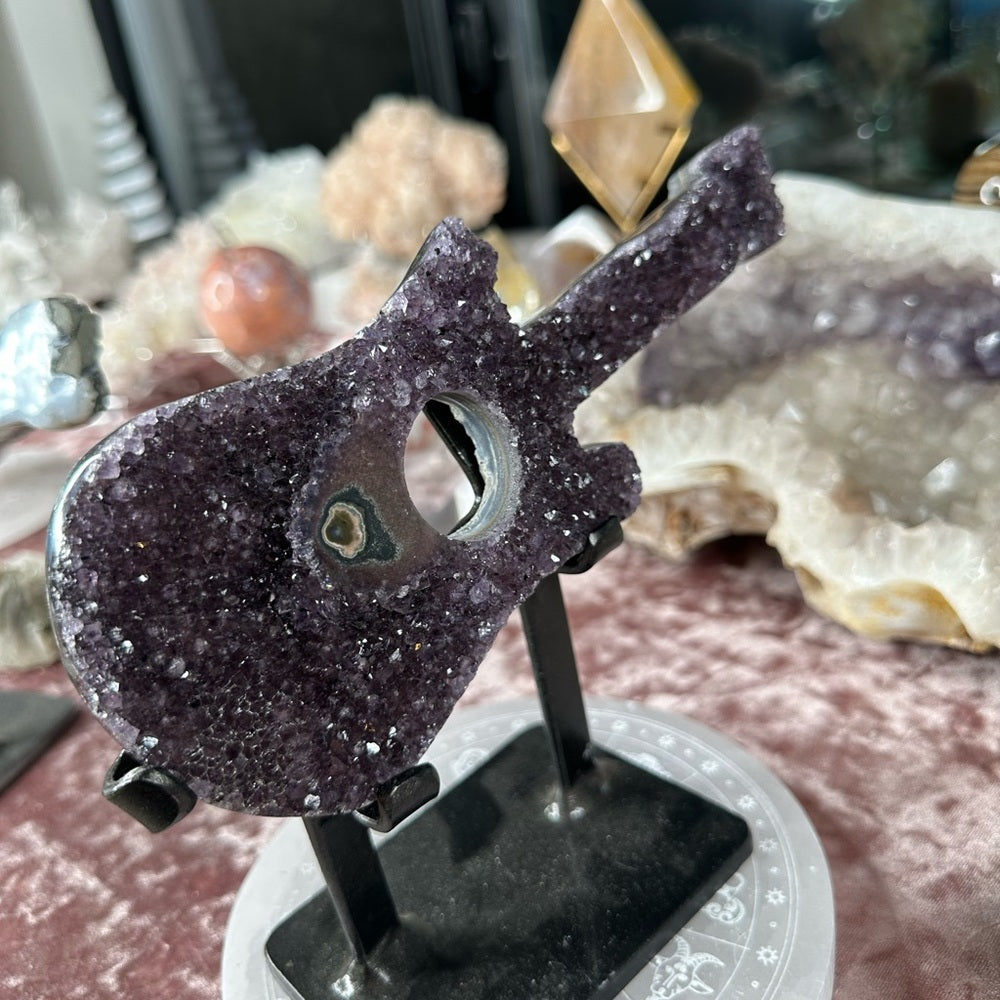 Lavender Amethyst Guitar-LAG1