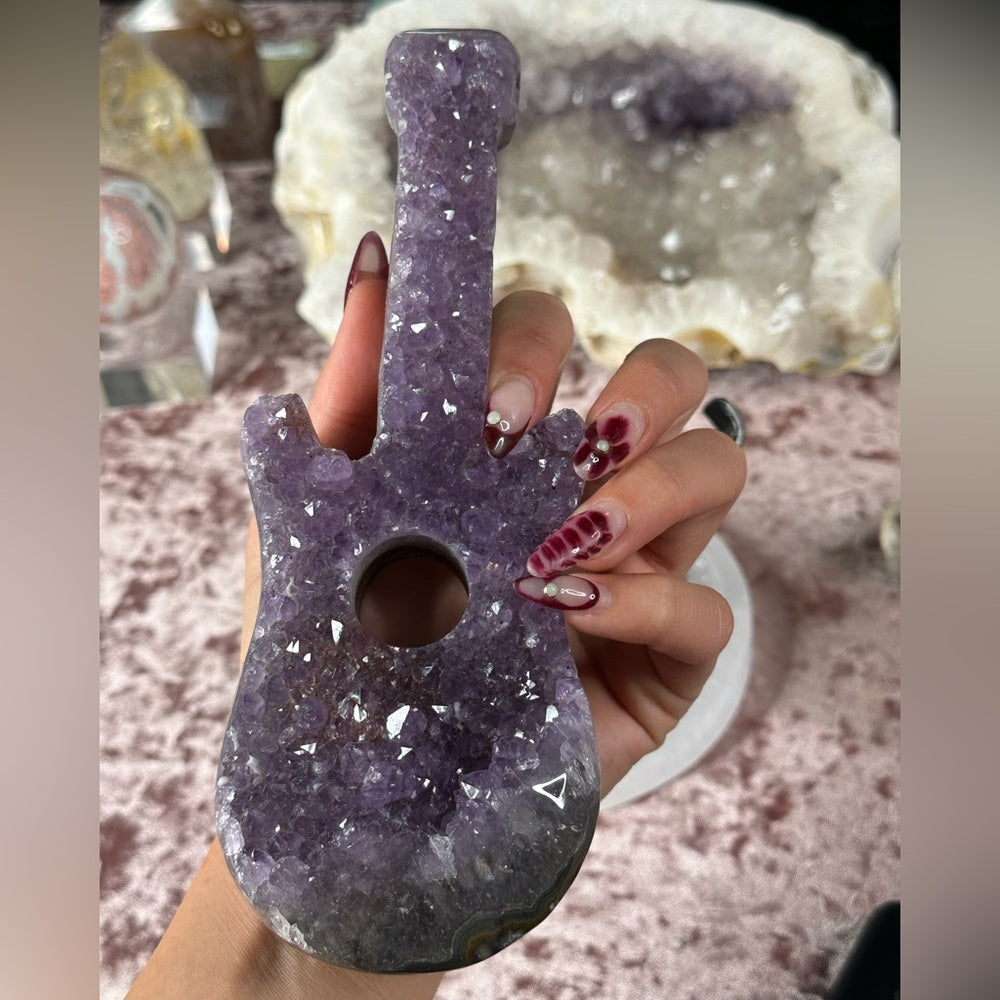 Lavender Amethyst Guitar- LAG4