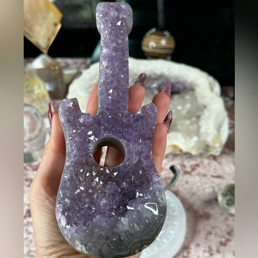 Lavender Amethyst Guitar- LAG4