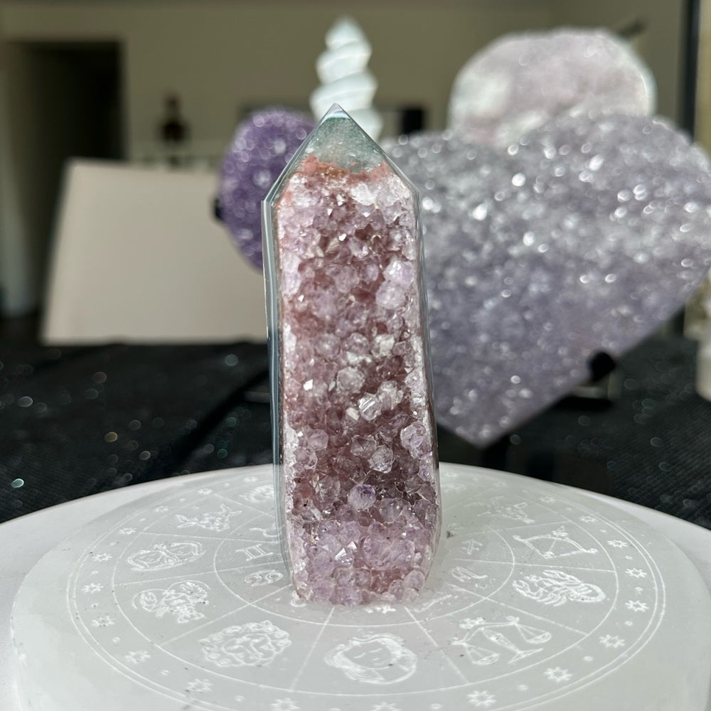 Rainbow Agate Tower-RAT1