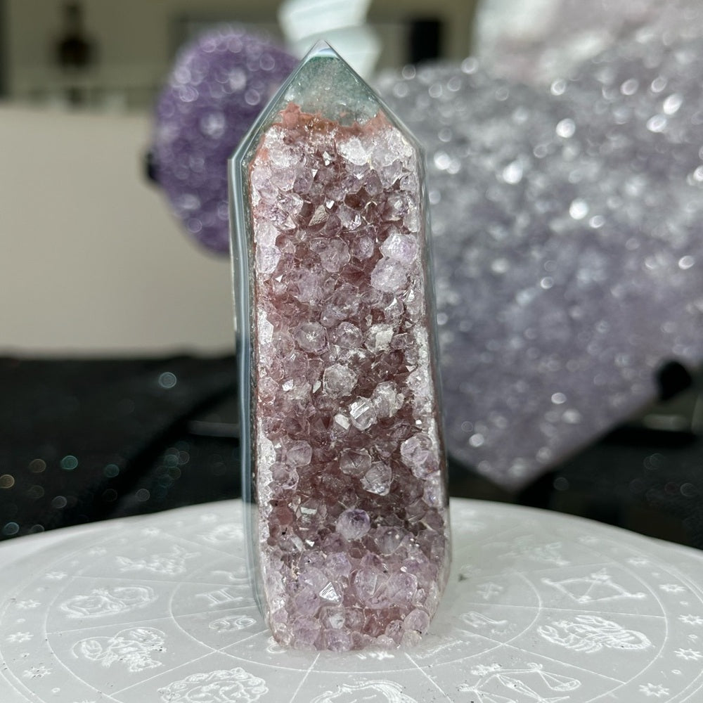 Rainbow Agate Tower-RAT1