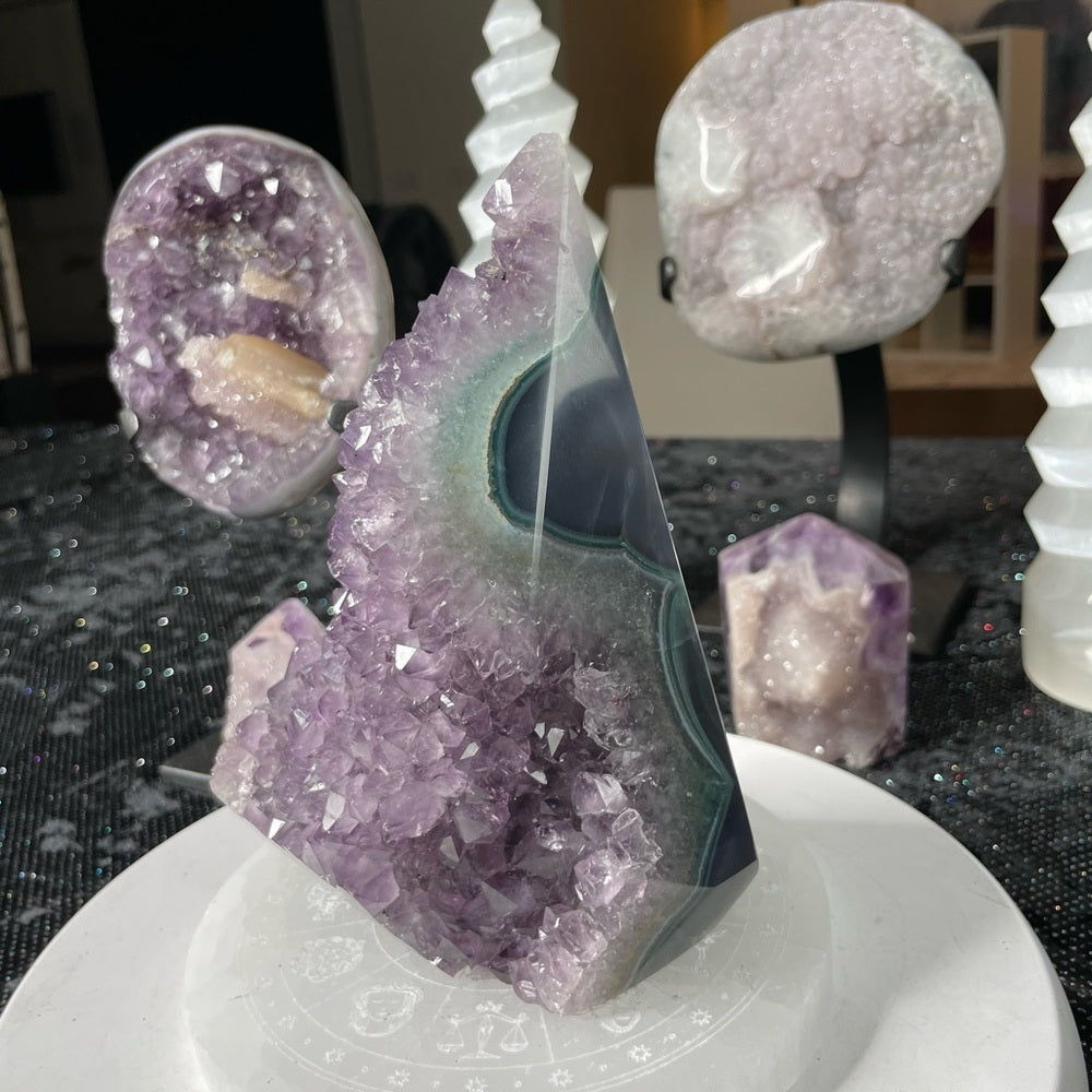 Amethyst Agate Diamonds- AAD4