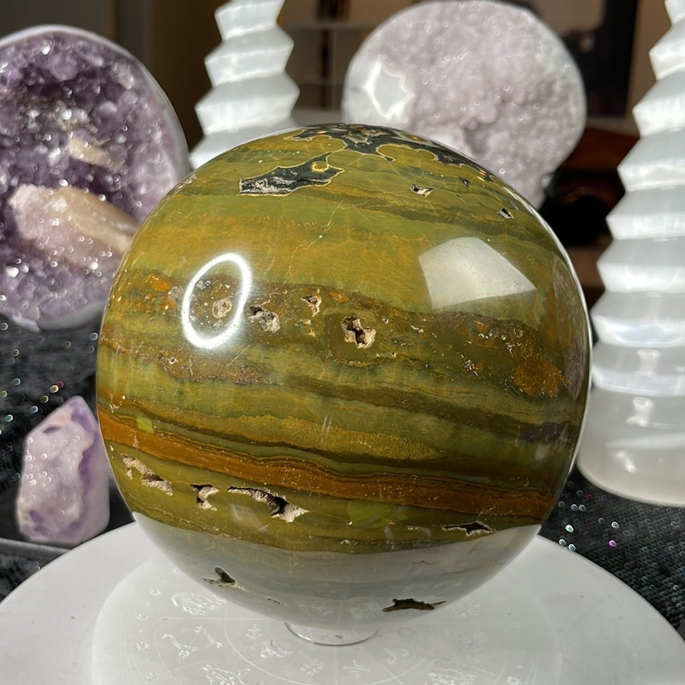 Ocean Jasper Sphere- OJS1