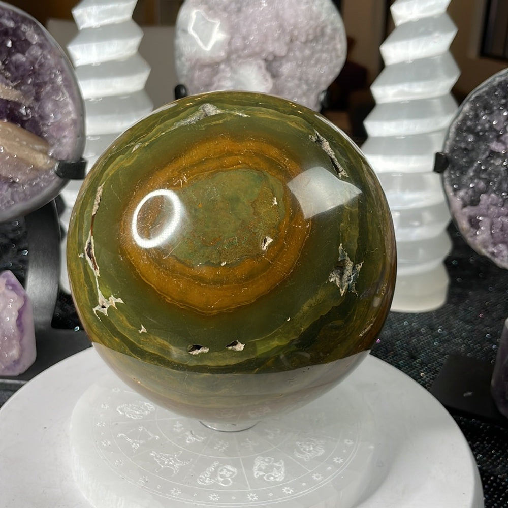 Ocean Jasper Sphere- OJS1