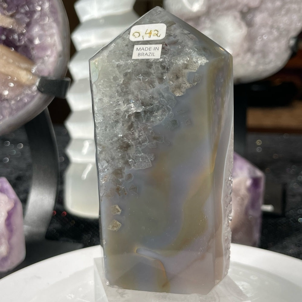 Druzy Agate Tower- DAT7