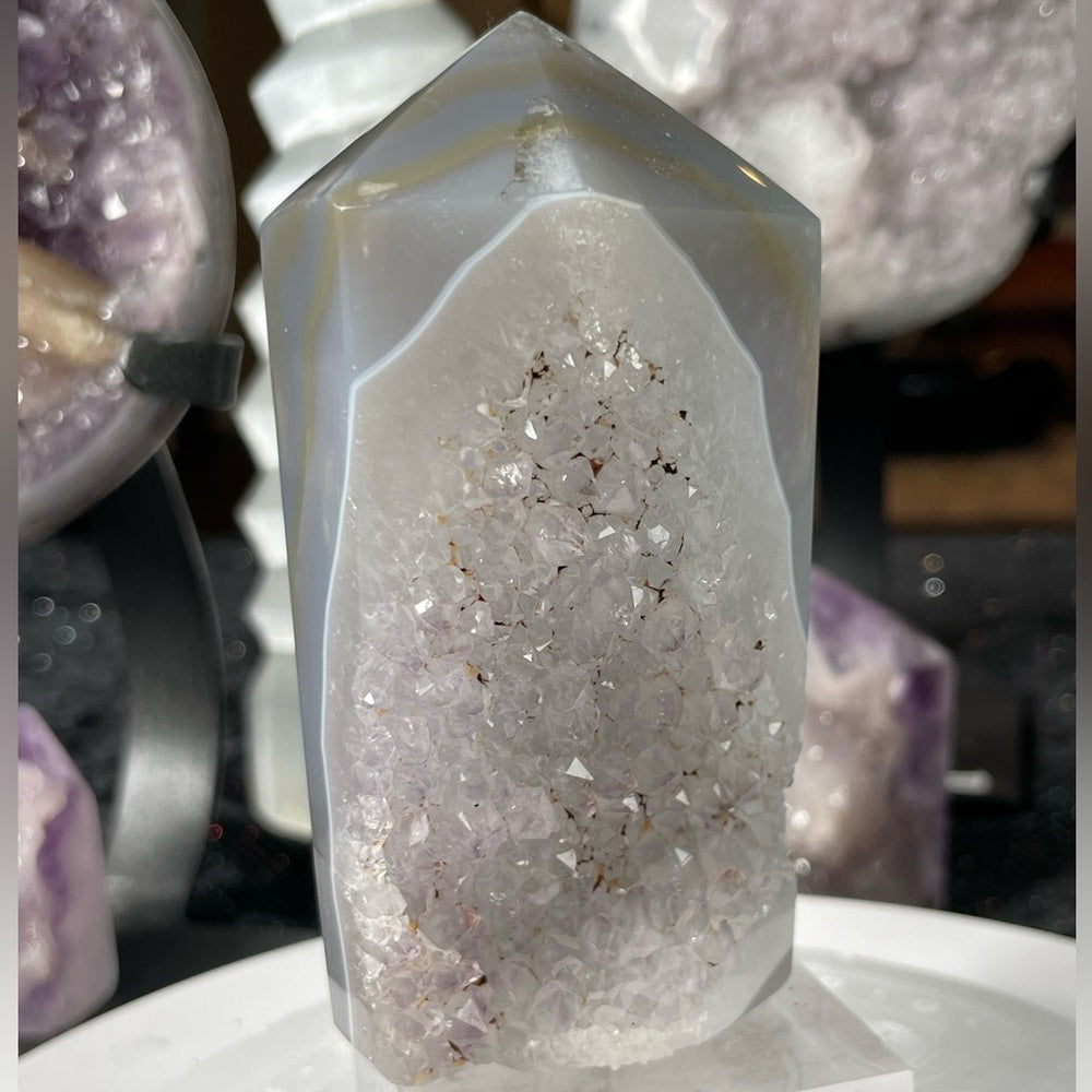Druzy Agate Tower- DAT7