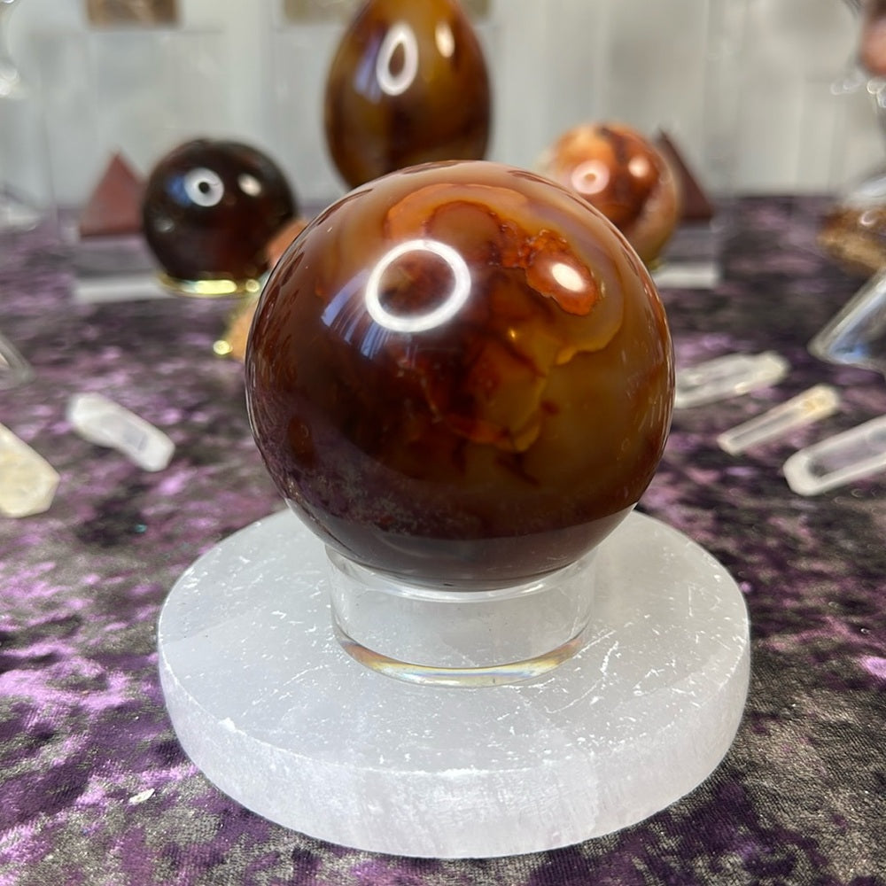 Carnelian sphere - CS05