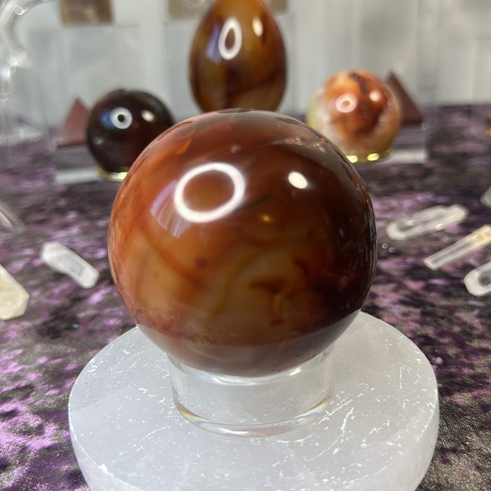 Carnelian sphere - CS05