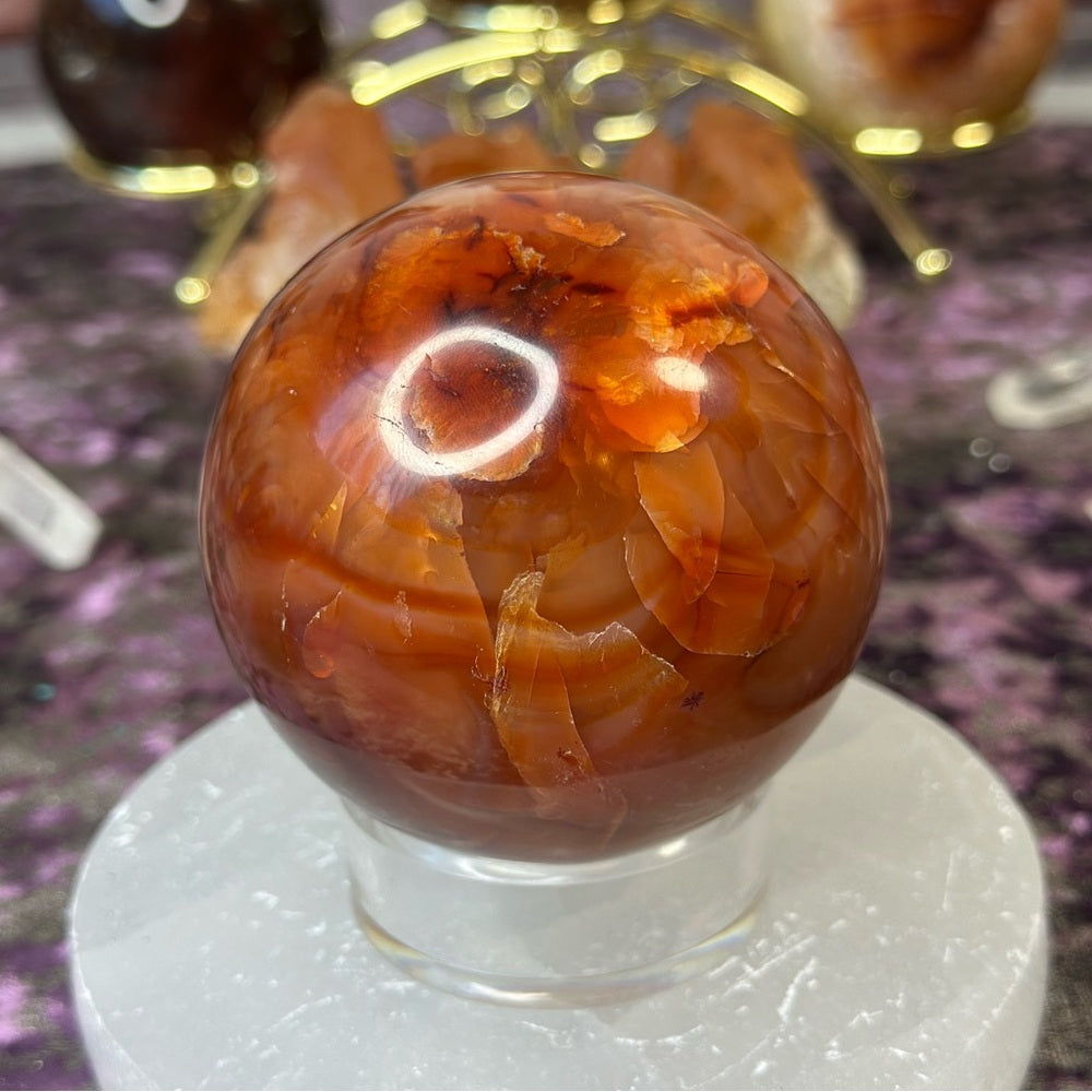 Carnelian sphere - CS05