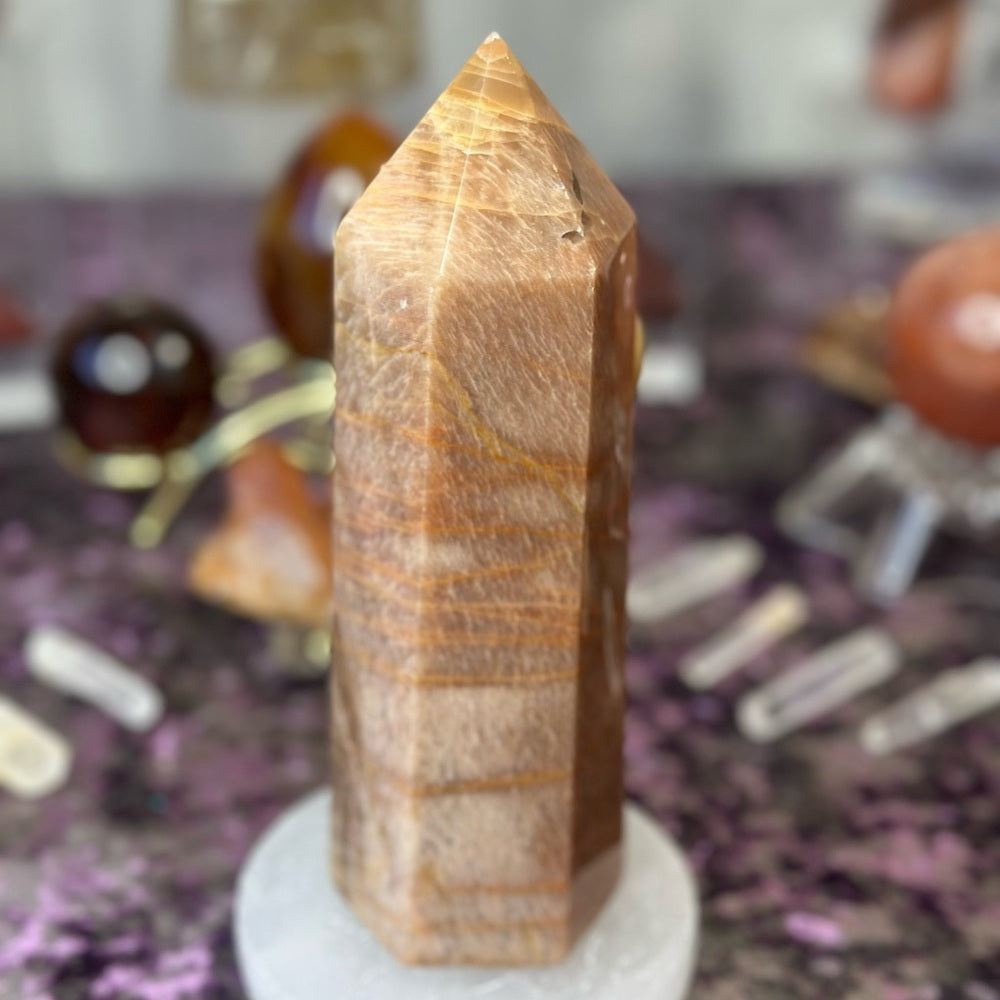 Peach Moonstone Tower - PMT01