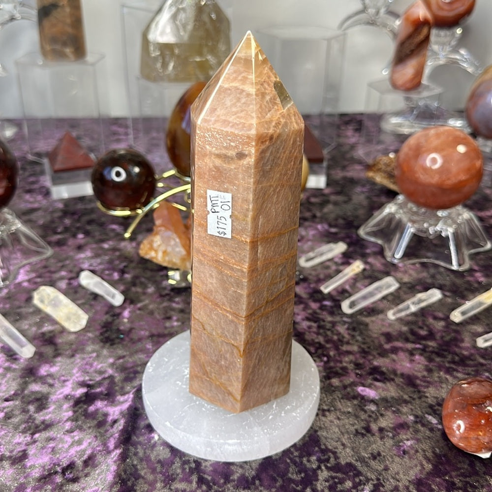 Peach Moonstone Tower - PMT01