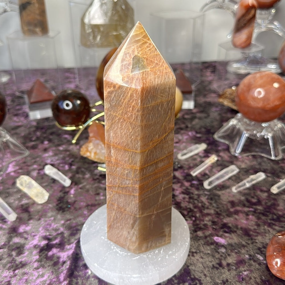 Peach Moonstone Tower - PMT01